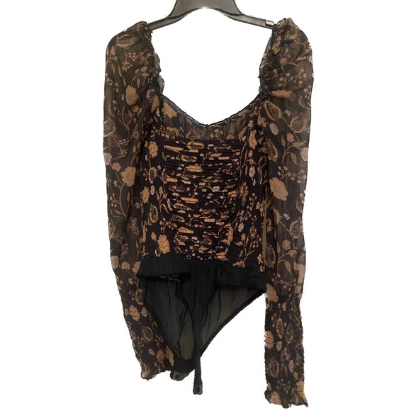 Free People Brunch Date‎ Bodysuit NWOT - Picture 2 of 9